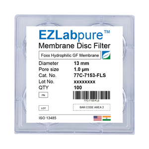 EZLabpure Glass Fiber Membrane Disc PreFilters