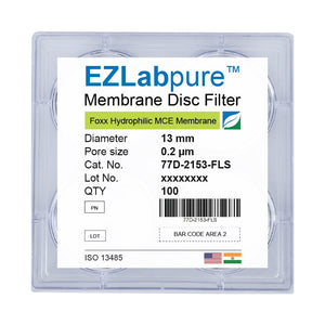 EZLabpure Mixed Cellulose Ester Hydrophilic Membrane Disc Filters
