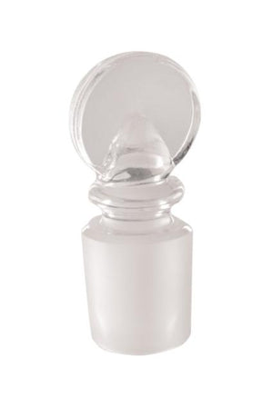 Borosil® Stoppers, Glass, Clear, Pennyhead, Solid, 10/19 CS/20 | img_1 | Foxx Life Sciences Global | shopfls.com