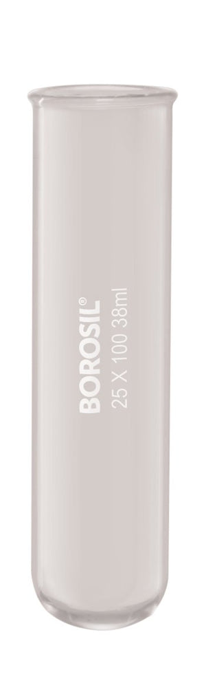 Borosil® Tubes, Test, Reusable, Beaded Rim, 27mL, 18mm x 150mm (OD x H), CS/400 | img_1 | Foxx Life Sciences Global | shopfls.com