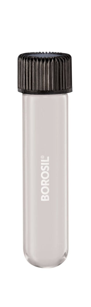 Borosil® Tubes, Culture, Round Bottom, Clear, Polytetrafluoroethylene (PTFE)-Lined Polypropylene (PP) Screw Caps, 150mL, CS/50 | img_1 | Foxx Life Sciences Global | shopfls.com