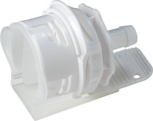 3/8” Hose Barb Class VI Polycarbonate Coupling Body - High Temperature, AQC17006HT