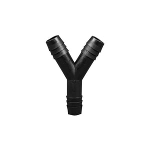 Polypropylene Hose Barb Y-Connector Fitting Pack