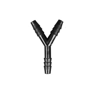 Polypropylene Hose Barb Y-Connector Fitting Pack