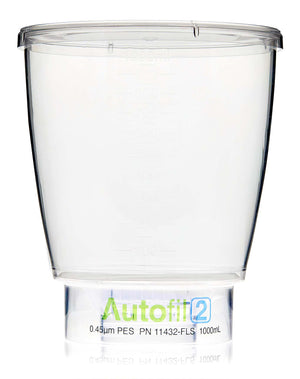 Autofil® 2 Bottle Top Filtration, Funnel Only, 1L, 0.22 µm PES, Sterile, 12/cs | img_1 | Foxx Life Sciences Global | shopfls.com
