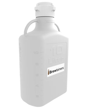 Brewtainers High Density Poly Ethylene (HDPE) 10L (3.44 Gal Max) Homebrew Yeast Container with leakproof Tight Sealed 83B Cap | img_1 | Foxx Life Sciences Global | shopfls.com