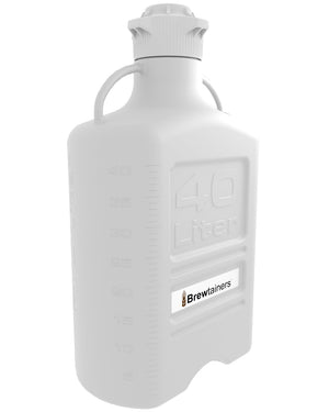 Brewtainers High Density Poly Ethylene (HDPE) 40L (13.05 Gal Max) Homebrew Yeast Container with leakproof Tight Sealed 120mm Cap | img_1 | Foxx Life Sciences Global | shopfls.com