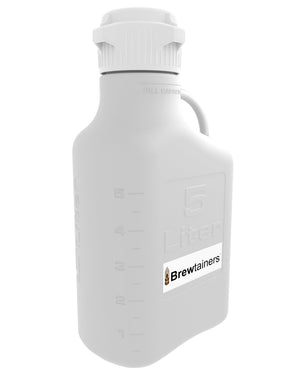 Brewtainers Polypropylene 5L (1.82 Gal Max) Homebrew Yeast Container with leakproof Tight Sealed 83B Cap | img_1 | Foxx Life Sciences Global | shopfls.com