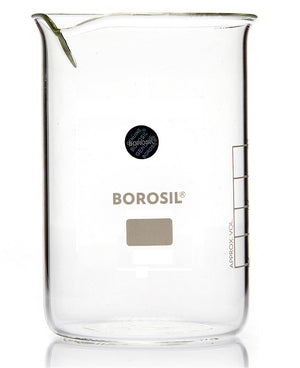 Borosil® Tall-Form Glass Beakers with Spouts - 150mL - CS/40 | img_1 | Foxx Life Sciences Global | shopfls.com