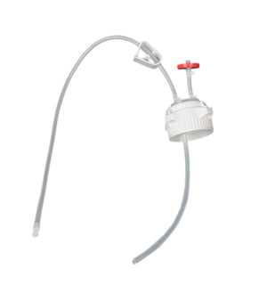 EZBio®, Single-Use Cap Assembly, 53B VersaCap, Polypropylene (PP), Vented w/ Tube for 2000mL Bottle, 20/cs | img_1 | Foxx Life Sciences Global | shopfls.com