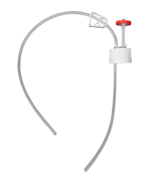 EZBio®, Single-Use Cap Assembly, 38-430 VersaCap, Polypropylene (PP), Vented w/ Tube for 500mL Bottle, 20/cs | img_1 | Foxx Life Sciences Global | shopfls.com