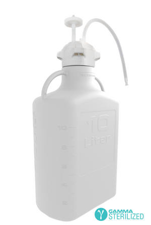 EZBio Polypropylene Single Use Carboy Assembly, Gamma Sterilized