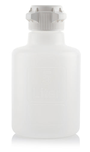 EZBio® 5 Liter Titanium Carboy. Sterile PP, No Spigot, VersaCap® 83B. Lab-grade bioprocessing container. | img_1 | Foxx Life Sciences Global | shopfls.com