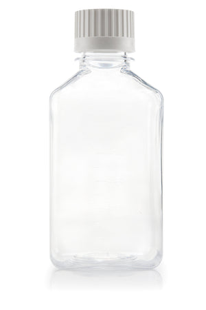 EZBio Titanium Square Bottle, PETG,38-430,500ml, Sterile, With Cap, 48/CS | img_1 | Foxx Life Sciences Global | shopfls.com