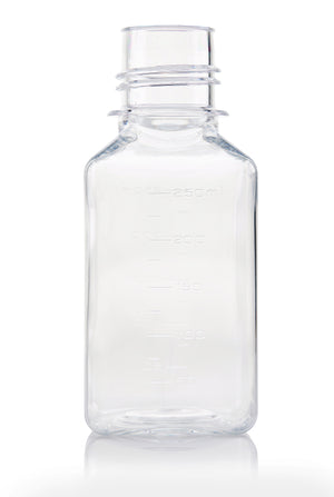 EZBio Titanium Square Bottle, PETG,38-430,250ml, Non Ster, No Cap, 60/CS | img_1 | Foxx Life Sciences Global | shopfls.com