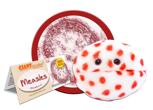 Measles (Morbillivirus) - GIANTmicrobes® Plush Toy | img_1 | Foxx Life Sciences Global | shopfls.com