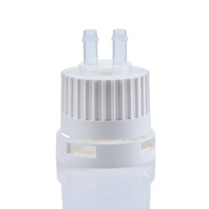 Open Top Tamper Evident VersaCap® 38-430mm with 2x Molded 1/4" HB Adapter, 4/CS