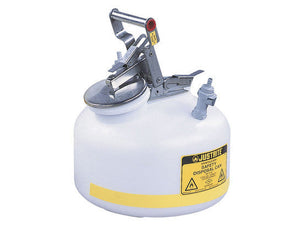 Quick-Disconnect Disposal Safety Can, polypropylene fittings for 3/8" tubing, 2 gal., polyethylene | img_1 | Foxx Life Sciences Global | shopfls.com