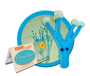 Penicillin (Penicillium Chrysogenum) - GIANTmicrobes® Plush Toy | img_1 | Foxx Life Sciences Global | shopfls.com