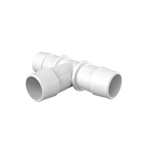 1" HB, Equal T Connector, Polypropylene (PP) - 100 | img_1 | Foxx Life Sciences Global | shopfls.com