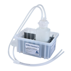 EZBio® Vactrap S™ 1L HDPE Vacuum Trap - Bleach-Compatible, Sterile, 1/4" ID Tubing - for Laboratory & Bioprocessing Applications | img_1 | Foxx Life Sciences Global | shopfls.com