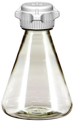 Sterile 1L EZclear® Erlenmeyer Flasks (6/case) w/ 53B Vented VersaCap®. Foxx Life Sciences, for laboratory & bioprocessing applications. | img_1 | Foxx Life Sciences Global | shopfls.com
