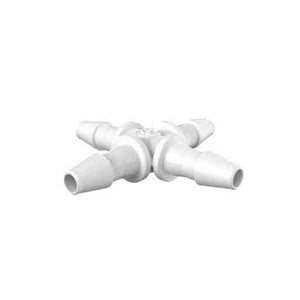1/8" HB, Cross Fitting, Polypropylene (PP) - 100 | img_1 | Foxx Life Sciences Global | shopfls.com