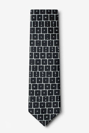 QWERTY Keyboard 2.0 Tie - Regular / Black | img_1 | Foxx Life Sciences Global | shopfls.com