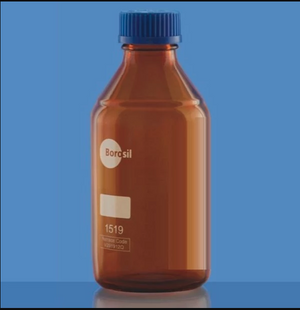 Borosil® Amber Reagent Glass Bottle with GL45 Screw Cap 2/CS - 3L | img_1 | Foxx Life Sciences Global | shopfls.com