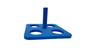 EZLab™ Pure Floating Rack for 4 x 50mL Centrifuge Tubes - Laboratory tube rack keeps tubes afloat during incubation. 100/Case | img_1 | Foxx Life Sciences Global | shopfls.com