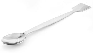 EZBio® Stainless Steel Spoon-Spatula - 304 SS - Steel Handle - 300mm - 5/PK | img_1 | Foxx Life Sciences Global | shopfls.com