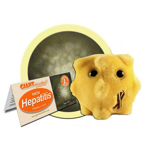 Hepatitis (Hepatitis C Virus) - GIANTmicrobes® Plush Toy | img_1 | Foxx Life Sciences Global | shopfls.com
