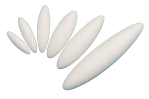 EZLabpure PTFE Encapsulated Magnetic Mixer Bar, Oval