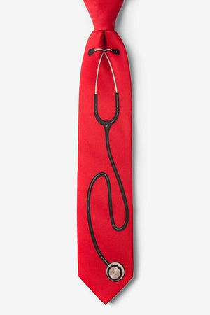 Stethoscope Tie | img_1 | Foxx Life Sciences Global | shopfls.com
